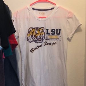LSU sports tee